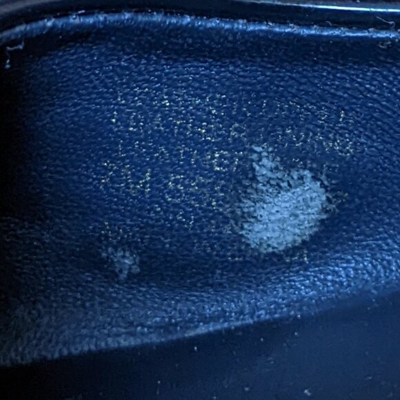 Tory Burch Trudy Flats Navy Blue Patent Leather Shoes - Picture 7 of 7